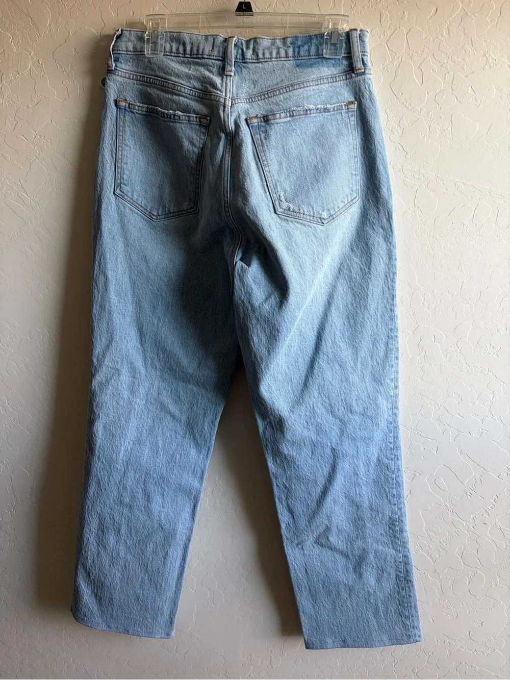 Abercrombie & Fitch Light Blue Straight-Leg Women's Jeans